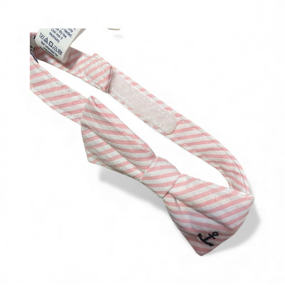 Janie and Jack Light Pink and White Size 0 to 24 months Kids Bow Tie